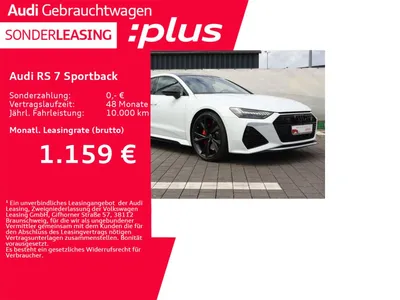 Audi Audi RS 7 Sportback SITZBELÜFTUNG*PANO*HEADUP*B&O im Leasing von Null-Leasing