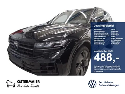 VW Volkswagen Touareg R HYBRID 462PS NP.121T HEAD-UP.AREA-V.AH im Leasing von Null-Leasing