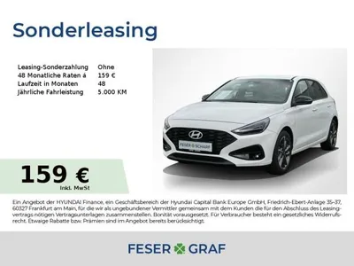 Hyundai Hyundai i30 ADVANTAGE DCT NAVI LHZ SHZ LED CAM CARPLAY im Leasing von LeasingMarkt.de