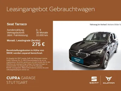 Seat Seat Tarraco 1.5 TSI ACT Xcellence DSG 110 kW im Leasing von Null-Leasing
