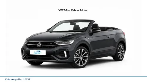 VW VW T-Roc Cabrio 1,5 TSI OPF DSG R-Line im Auto Abo von Carfino
