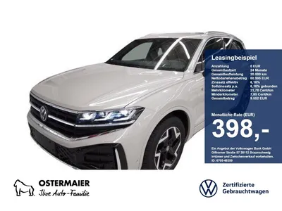 VW Volkswagen Touareg R-LINE 3.0TDI 231PS NP.104T ACC.5J-G.AHK im Leasing von Null-Leasing