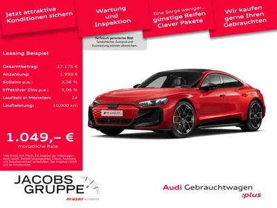 Audi Audi RS e-tron GT Facelift/Carbon/189UPE/Laser/HuD/360°/S-Sitze pro im Auto Abo von LeasingMarkt.de