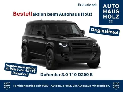 Land Rover Land Rover Defender FACELIFT NEUWAGENAKTION 110er! 19ZOLL SCHWARZ - SCHWARZ PAKET - 360 KAMERA - SHZ - RESERVESPERR- FAH im Auto Abo von LeasingTime