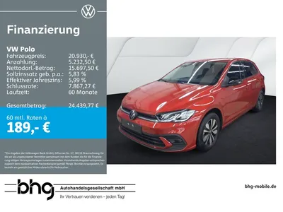 VW Volkswagen Polo 1.0 TSI DSG GOAL im Leasing von Null-Leasing