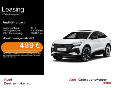Audi Audi Q4 e-tron Sportback 55 quattro S-LINE*MATRIX*NAV im Auto Abo von Null-Leasing