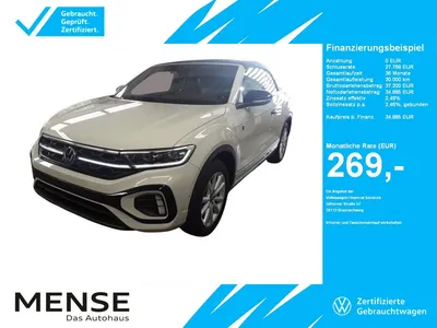 VW Volkswagen T-Roc Cabriolet 1.5 TSI DSG R-Line Karmann Editi im Leasing von Null-Leasing