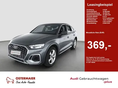 Audi Audi Q5 Sportback S LINE BUSINESS 50TDI QUATTRO AHK.L im Leasing von Null-Leasing