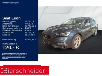 Seat Seat Leon SP 1.5 TSI DSG FR-Line MATRIX ACC NAVI CAM SH im Auto Abo von LeasingMarkt.de