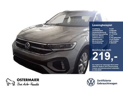 VW Volkswagen T-Roc R-LINE 2.0TDI 150PS DSG NP.59T AHK.PANO.19 im Leasing von Null-Leasing
