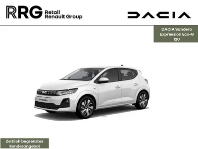 Dacia Dacia Sandero Expression ECO-G 120 PDC KLIMA Regensens im Leasing von LeasingMarkt.de