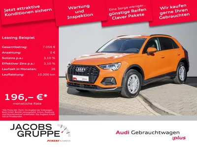 Audi Audi Q3 SUV TFSI S tronic adv.' LED|Komfortp.NaviPlus im Leasing von Null-Leasing