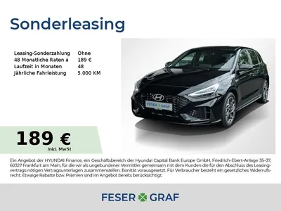 Hyundai Hyundai i30 N-LINE DCT NAVI CAM LED SHZ LHZ CARPLAY im Leasing von Null-Leasing