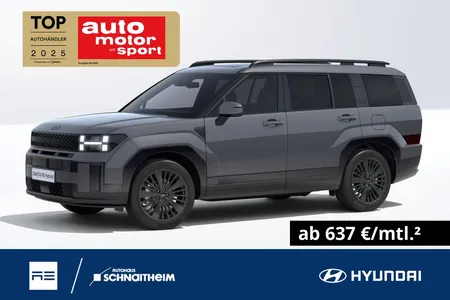 Hyundai Hyundai SANTA FE HEV Blackline 1.6 T-GDI 239PS AT 2WD im Leasing von Null-Leasing