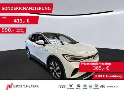 VW Volkswagen ID.4 Pro Performance 150kw MATRIX+AHK+PANO+WäPu im Leasing von Null-Leasing