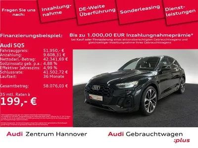 Audi Audi SQ5 3.0 TDI qu. Matrix AHK B&O Luft Memory im Auto Abo von LeasingMarkt.de