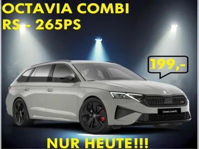 Skoda Skoda Octavia COMBI RS 265PS🏎️💨MIT W&V AB 199,-EUR🏎️ 💨 NUR HEUTE!!! im Auto Abo von LeasingMarkt.de