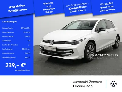 VW Volkswagen Golf VIII Goal DSG SHZ LED PDC AHK CARPLAY NAVI im Auto Abo von Null-Leasing