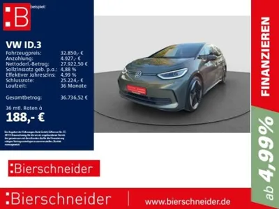 VW Volkswagen ID.3 Pro S 20 DCC MATRIX HuD 360 im Auto Abo von LeasingMarkt.de