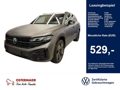 VW Volkswagen Touareg R-LINE BLACK FINAL EDITION 286PS NP.119T im Leasing von Null-Leasing