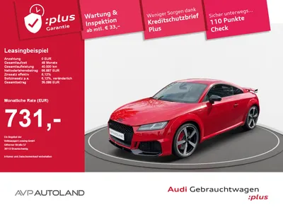 Audi AUDI TT RS Coupe 2.5 quattro S tronic | MMI NAVI PLUS im Auto Abo von Null-Leasing