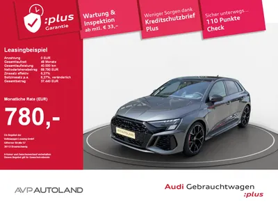 Audi AUDI RS3 Sportback TFSI quattro S tronic | PANO | im Auto Abo von Null-Leasing