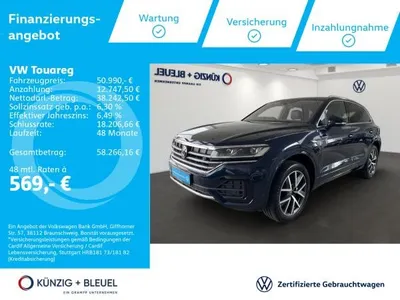 VW Volkswagen Touareg R-Line 3,0 TDI*DSG*Nav*StHz*360° Kam*Sound* im Auto Abo von LeasingMarkt.de
