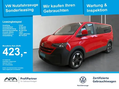 VW Volkswagen T7 e-Caravelle PanAmericana LED*AHK*Navi*RFK im Leasing von Null-Leasing