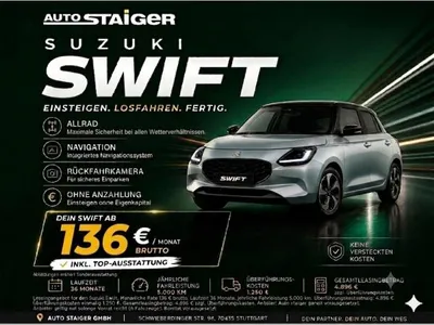 Suzuki Suzuki Swift #Comfort#ALLRAD🔥KNALLER-Angebot🔥 Top-Ausstattung im Leasing von LeasingMarkt.de