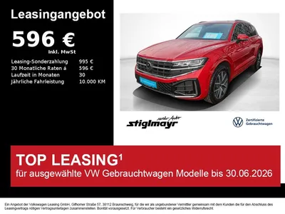 VW Volkswagen Touareg R-line 3.0TDI HUD+IQ-LIGHT+PANO+STANDHZG im Leasing von Null-Leasing