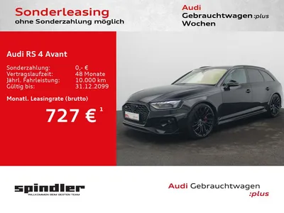 Audi Audi RS 4 Avant TFSI quattro / Vmax280, Matrix, AHK im Leasing von Null-Leasing