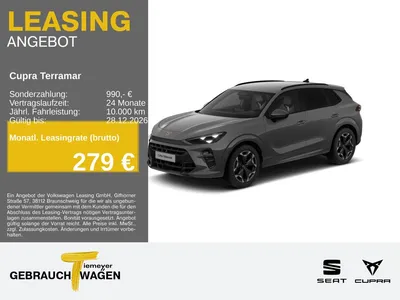 Cupra Cupra Terramar 2.0 TSI LM19 SENNHEISER MATRIX eSITZE im Leasing von Null-Leasing