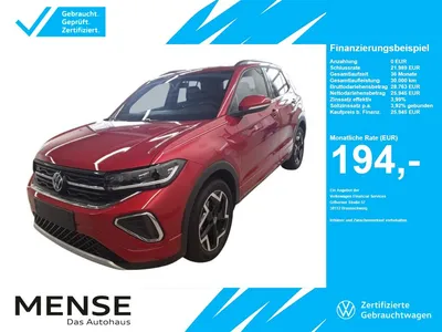 VW Volkswagen T-Cross 1.0TSI DSG R-Line IQ.Light Matrix ACC im Leasing von Null-Leasing