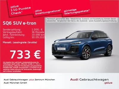 Audi Audi SQ6 e-tron Pano/Matrix/B&O/Privacy/Kamera/PDC+ im Auto Abo von LeasingMarkt.de