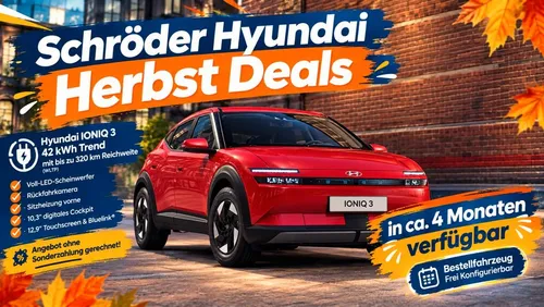 Hyundai Hyundai IONIQ 3 42kWh 108kW Trend im Leasing von Null-Leasing