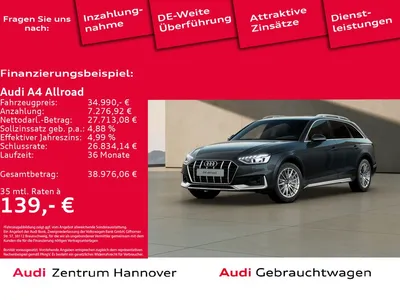 Audi Audi A4 allroad 40 TDI quattro Matrix LED Navi Bang & im Auto Abo von Null-Leasing