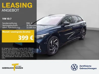 VW Volkswagen ID.7 Tourer GTX 4M LM20 WÄRMEPUMPE NAVI AHK KAME im Auto Abo von Null-Leasing