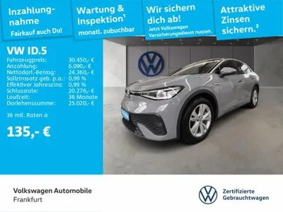 VW Volkswagen ID.5 Pro Alu20" IQ.LIGHT Navi Anschlußgarantie im Auto Abo von LeasingMarkt.de