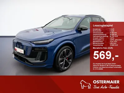 Audi Audi Q6 e-tron EDITION ONE BLUE QUATTRO NP:102tEUR! A im Auto Abo von Null-Leasing