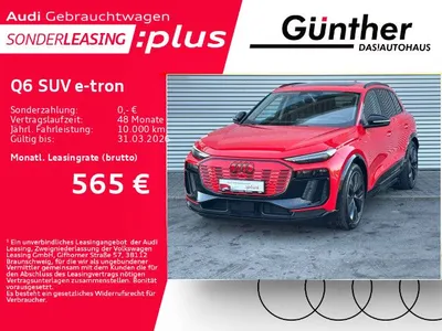Audi Audi Q6 SUV e-tron QUATTRO S LINE++WINTERRÄDER+AHK++ im Auto Abo von Null-Leasing
