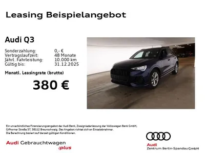 Audi Audi Q3 35 TFSI S line S tronic *PANO*AHK*ACC*R-CAM* im Auto Abo von Null-Leasing