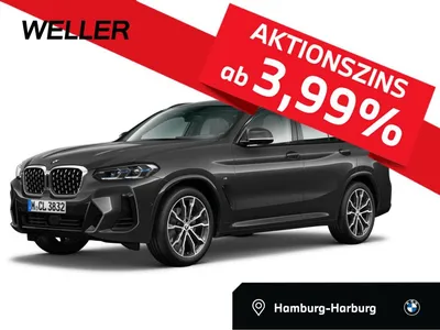 BMW BMW X4 xDr 30d M SPORT Laser,AHK,HUD,Lea.o.Anz.444,- im Leasing von Null-Leasing