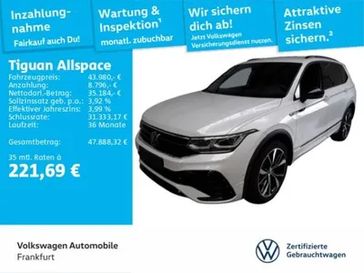 VW Volkswagen Tiguan Allspace 2.0 TDI DSG 4Motion R-Line im Auto Abo von LeasingMarkt.de