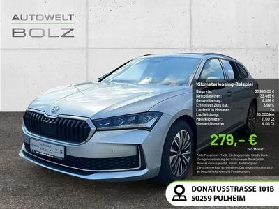 Skoda Skoda Superb Combi 2.0 TDI Selection AHK PANO KAMERA im Leasing von Null-Leasing