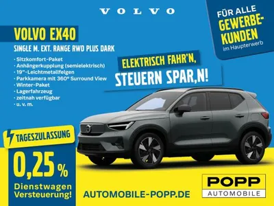 Volvo Volvo EX40 Plus Dark Single Motor Ext Range TAGESZULASSUNG im Leasing von LeasingMarkt.de