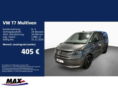 VW Volkswagen Multivan Life LÜ 2.0 TSI 150 kW*PANO*NAVI*AHK im Leasing von Null-Leasing