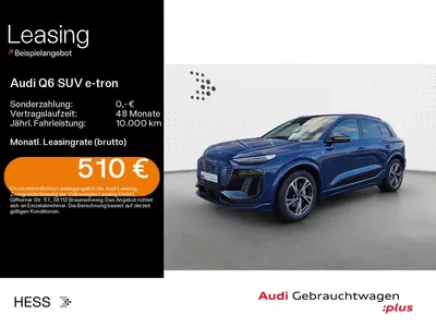 Audi Audi Q6 e-tron S-LINE*MATRIX*B&O*20ZOLL*NAVI-PLUS*LED im Auto Abo von Null-Leasing