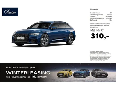 Audi Audi A6 Avant 45 TFSI S line HUD/Matrix/19''/360 im Auto Abo von Null-Leasing