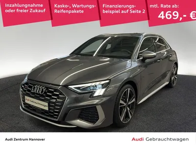 Audi Audi S3 Sportback 2.0 TFSI quattro Matrix Head-Up B&O im Leasing von Null-Leasing