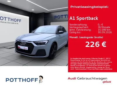 Audi Audi A1 Sportback 25 TFSI LED PDC KLIMA SITZHZG im Leasing von Null-Leasing